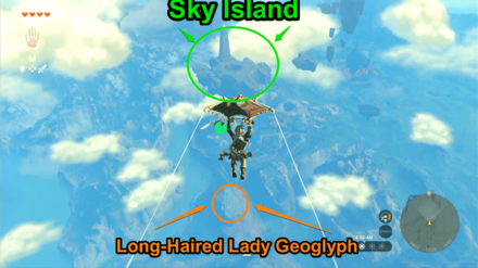 TotK - Long-Haired Lady Sky Island