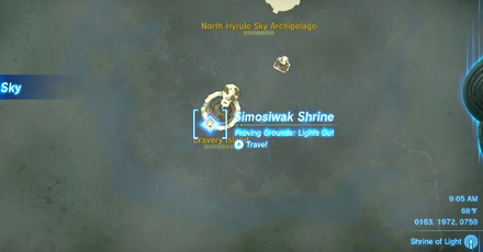 Zelda TOTK - Simosiwak Shrine