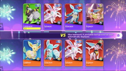 Pokemon UNITE - Eevee Festival Loading Screen