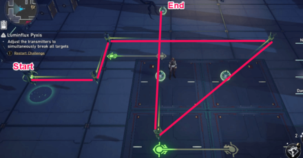 Honkai Star Rail - Luminflux Pyxis Day 2 Puzzle 1 Solution