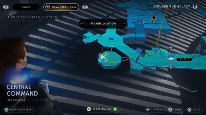Jedi Survivor Central Command Map View