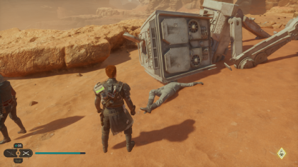 Jedi Survivor Arid Flats Overworld View