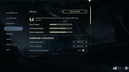 Star Wars Jedi Survivor - Quick Save Settings