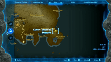 Mapla Point Cave Entrance Map Image