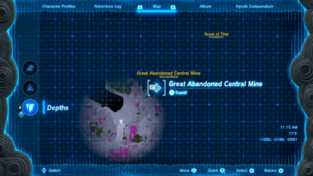 Tears of the Kingdom - Great Abandoned Central Mine