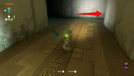 Zelda TotK Kikakin Shrine Hallway Key