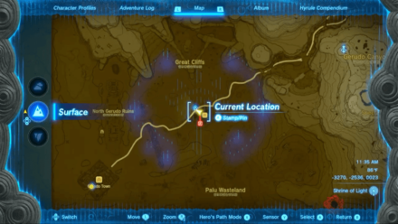 Zelda Tears of the Kingdom TotK - Desert Voe Headband Map Location