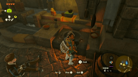 Zelda TotK - 3 Cook Using Ingredients
