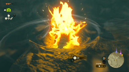 Zelda Tears of the Kingdom (TotK) - Create an Updraft