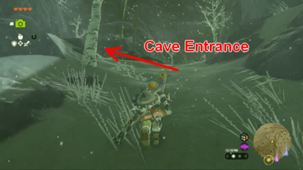 Zelda Tears of the Kingdom (TotK) - Cave Entrance