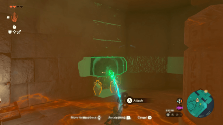 Zelda TotK - Lightning Temple 1F Battery