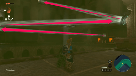 Zelda TotK -  Lightning Temple 2F Battery mode:scale