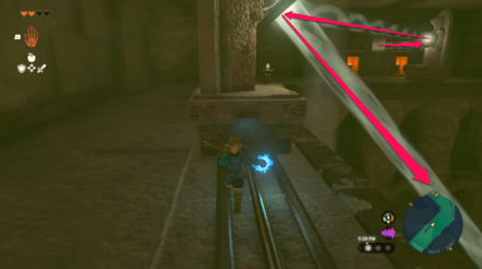 Zelda TotK - Lightning Temple 3F Reflecting Down