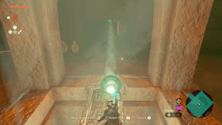 Zelda TotK  - Lightning Temple 4th Floor Room