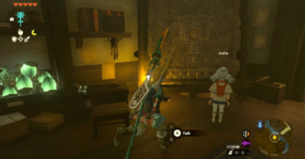 Zelda Tears of the Kingdom TotK - Josha and the mural