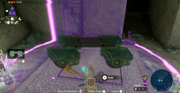 Zelda Tears of the Kingdom TotK - using the Autobuild ability