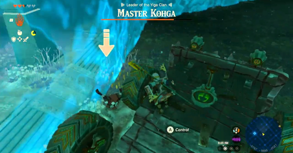 Zelda Tears of the Kingdom TotK - knocked off Master Kohga