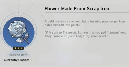 help clara find the objects Honkai Star Rail - Flower Made From Scrap Iron