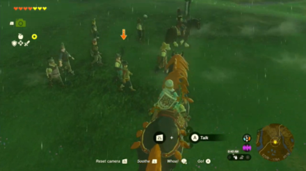 Zelda Tears of the Kingdom TotK Talking With Hoz