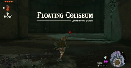the travel medallion totk Zelda TotK - Floating Coliseum Overworld Image