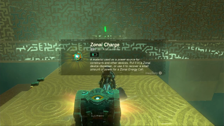 Zelda TotK Domizuin Shrine Zonai Charge