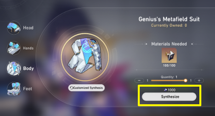 Honkai Star Rail - Hit Synthesize