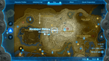 Zelda Tears of the Kingdom TotK- Flamebreaker Helm Map Location