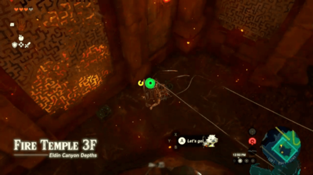 Zelda TotK - Fire Temple Treasure Chest #12