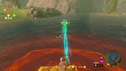 Zelda Tears of the Kingdom TotK Grab the Message Bottle