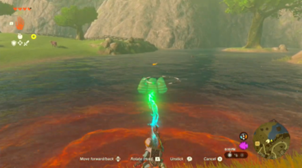 Zelda Tears of the Kingdom TotK Place the Raft as Far as Possible
