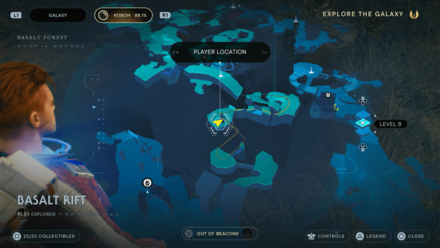 Fallen Order - Basalt Pillars Map Image