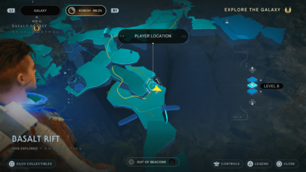 Fallen Order - Bilemaw Pools Map Image