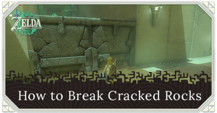 Zelda TotK - How to Break Cracked Rocks