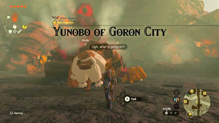 Zelda TotK Tears of the Kingdom - Yunobo of Goron City