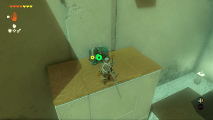 Zelda TotK Kisinona Shrine Chest In Game