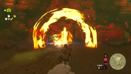 Zelda Tears of the Kingdom TotK - using Yunobo