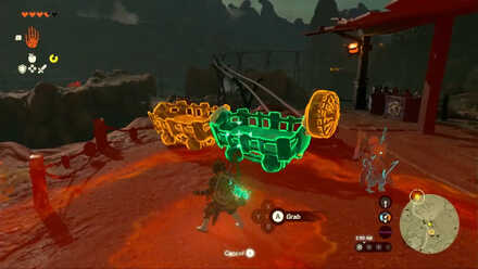 Zelda Tears of the Kingdom TotK - carts outside YunoboCo HQ