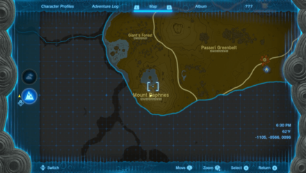 Tears of the Kingdom - Mount Daphnes