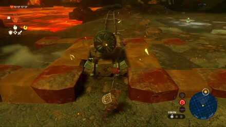 Zelda TotK - tracks that lead to the Fire Temple