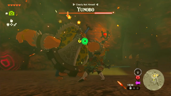 TotK - attacking a stunned Yunobo