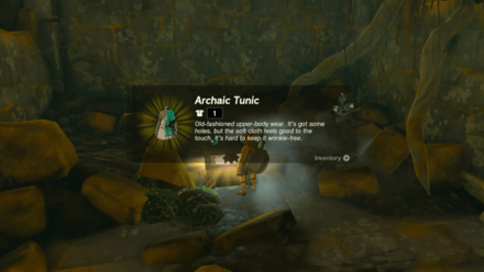 Archaic Tunic Location