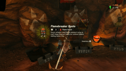 Flamebreaker Boots Location