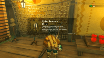 Hylian Trousers Location