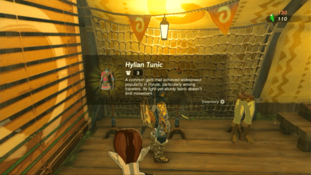 Hylian Tunic Location