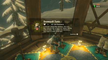 Snowquill Tunic Location