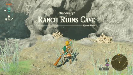 Ranch Ruins Cave Entrance Overworld Image
