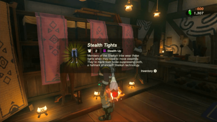 Stealth Tights Location