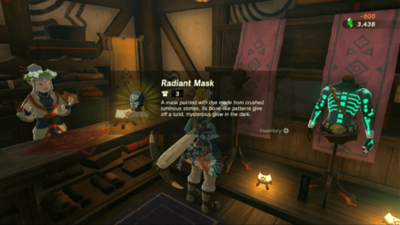 Radiant Mask Location