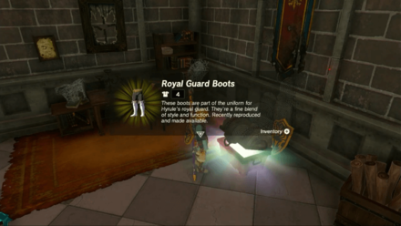 Royal Guard Boots Location