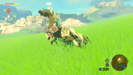 TotK Capturing a Horse